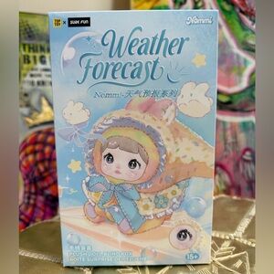 Nommi Weather Forecast Series blind box, featuring a plush doll collectible NIB
